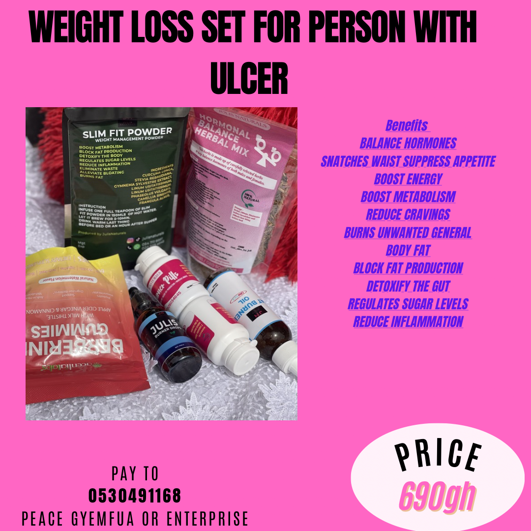 WEIGHT LOSS SET FOR PERSON WITH ULCER