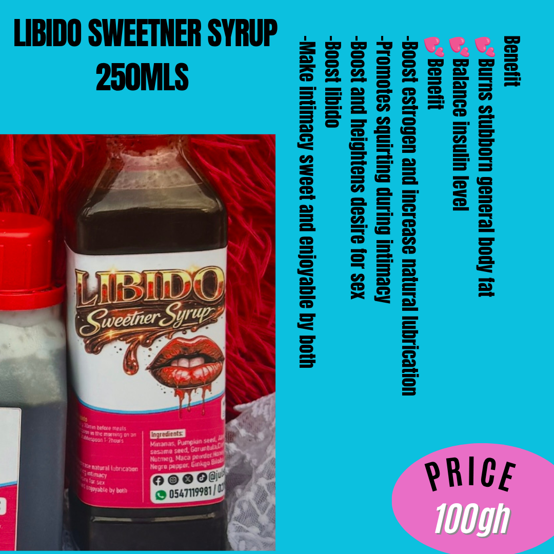 Libido sweetener syrup 250mls